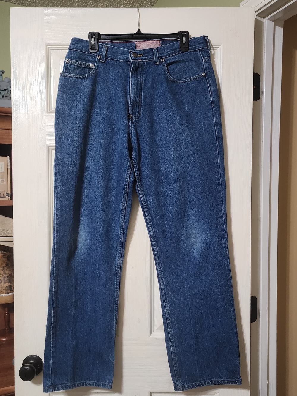 Red Camel Men's Straight Leg Jeans Blue Denim